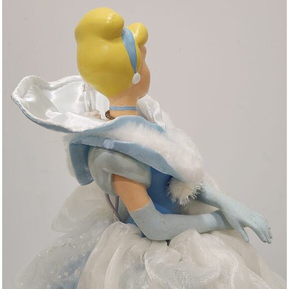 Retired Disney Cinderella Christmas Tree Topper 15" Light Up NWOB - Picture 8 of 16